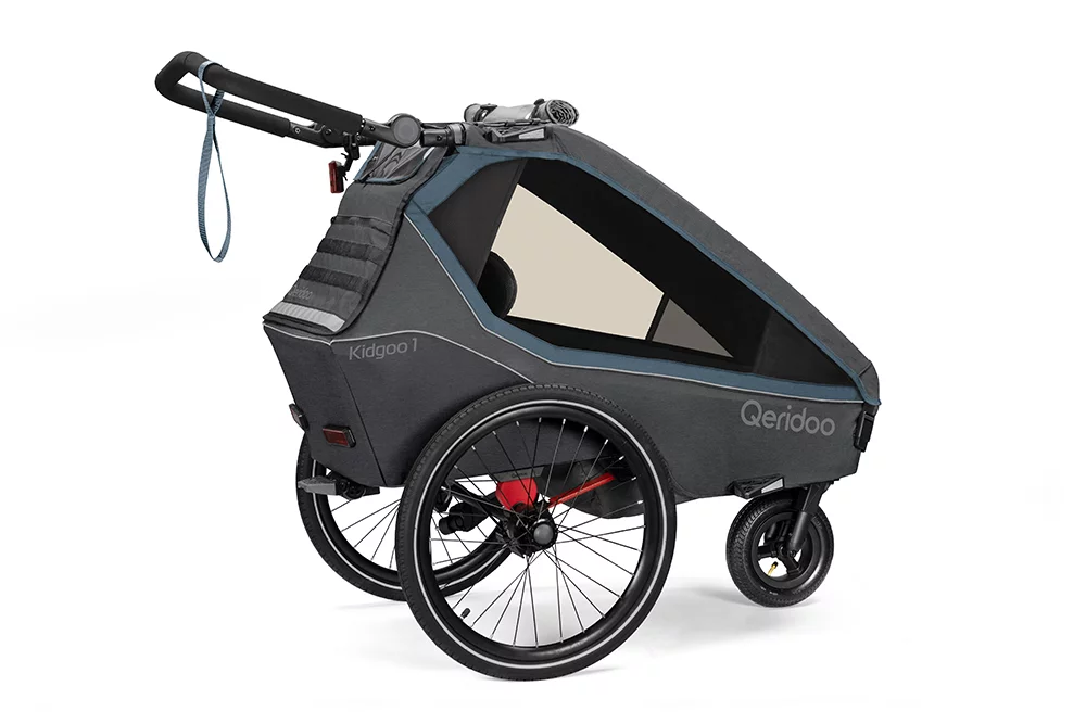 Qeridoo KidGoo1 Polkupyörän Peräkärry 1 Lapselle