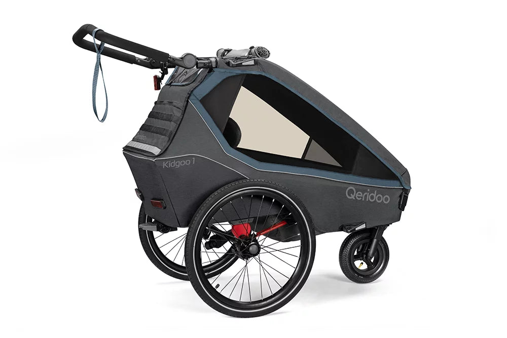 Qeridoo KidGoo1 Polkupyörän Peräkärry 1 Lapselle
