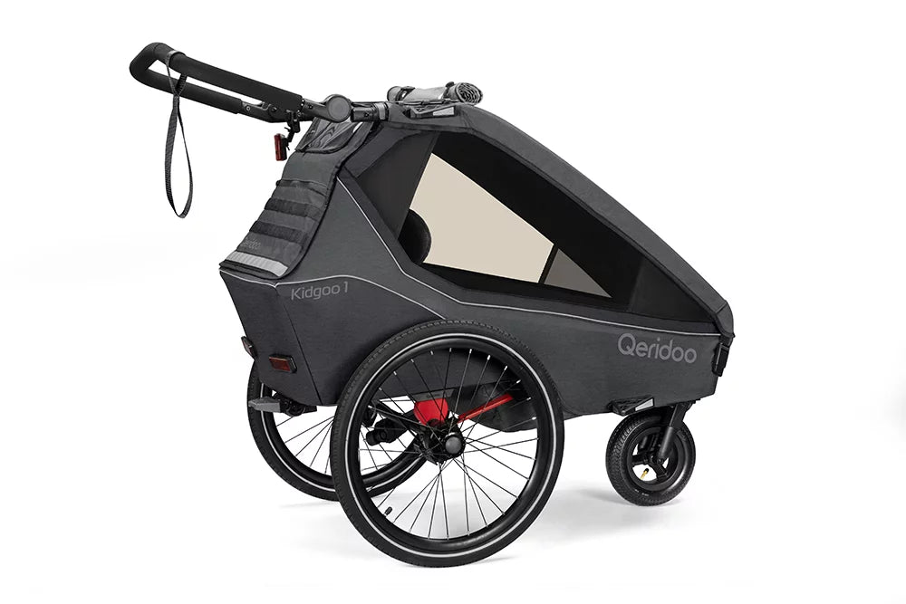 Qeridoo KidGoo1 Polkupyörän Peräkärry 1 Lapselle