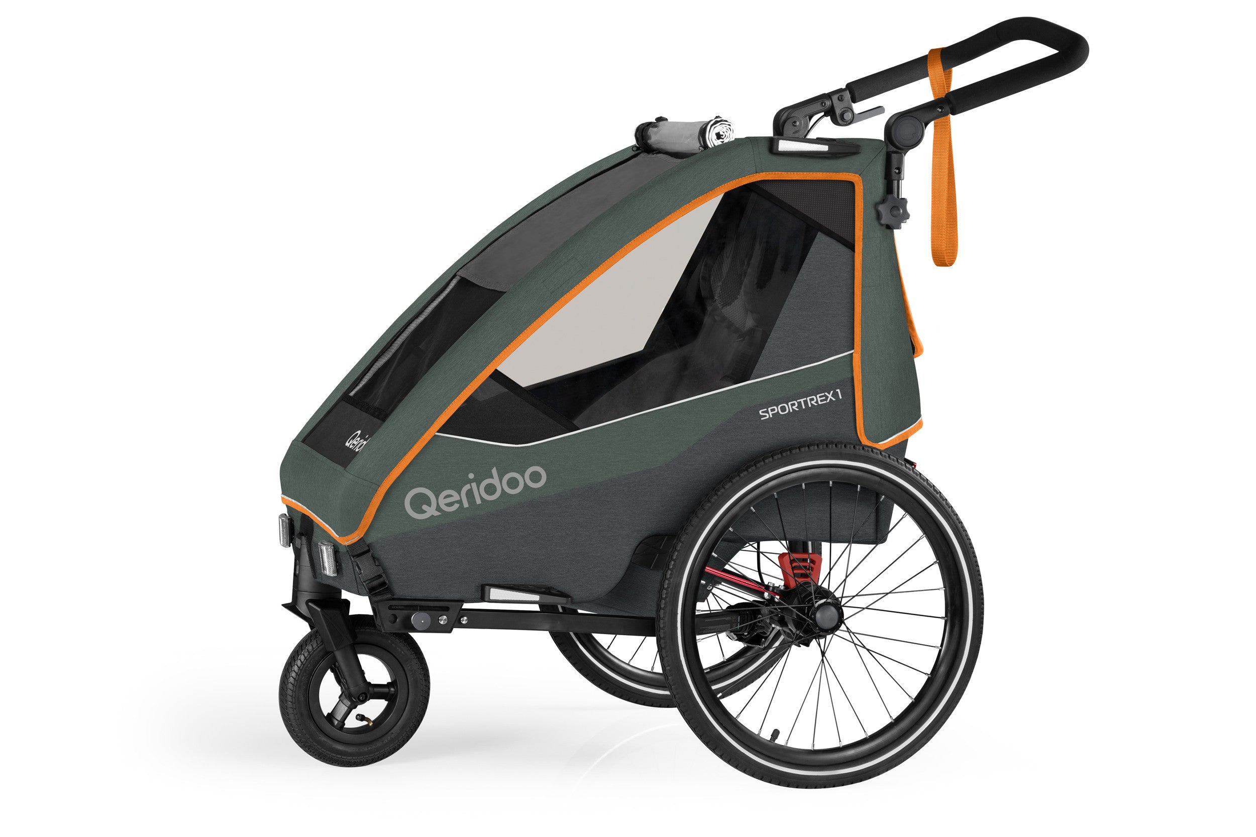 Qeridoo Sportrex1 Polkupyörän Peräkärry 1 Lapselle