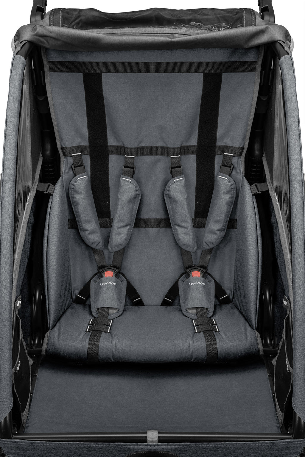 Qeridoo QUPA2 Polkupyörän Peräkärry 2 Lapselle