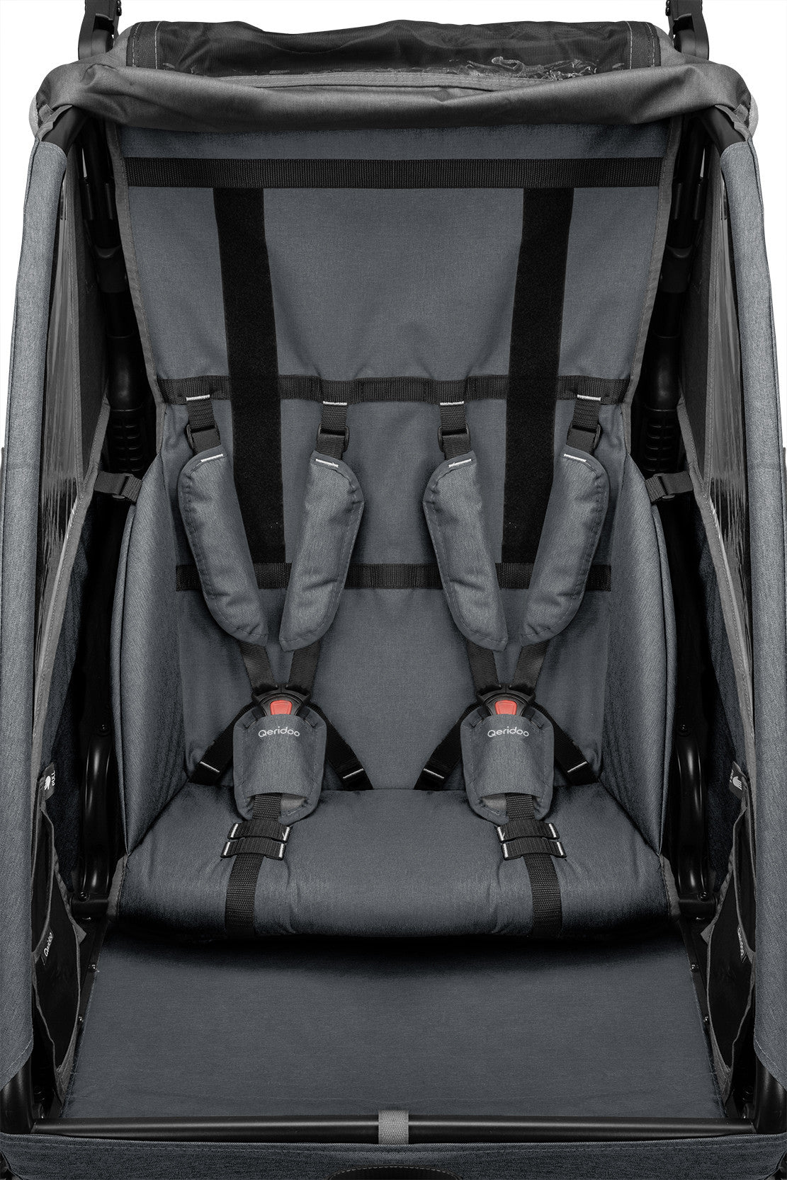 Qeridoo QUPA2 Polkupyörän Peräkärry 2 Lapselle