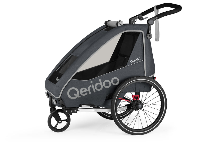 Qeridoo QUPA1 cykelkärra för 1 barn