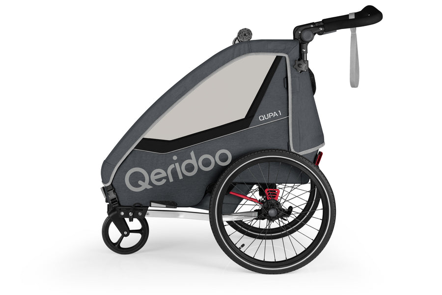 Qeridoo QUPA1 cykelkärra för 1 barn