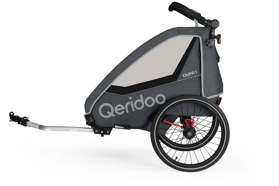 Qeridoo QUPA1 cykelkärra för 1 barn