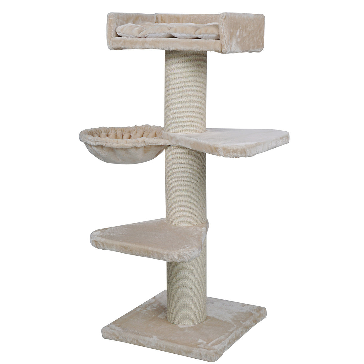 POHJOLAN LEMMIKKITARVIKE Raapimispuu Isolle kissalle 155cm, beige