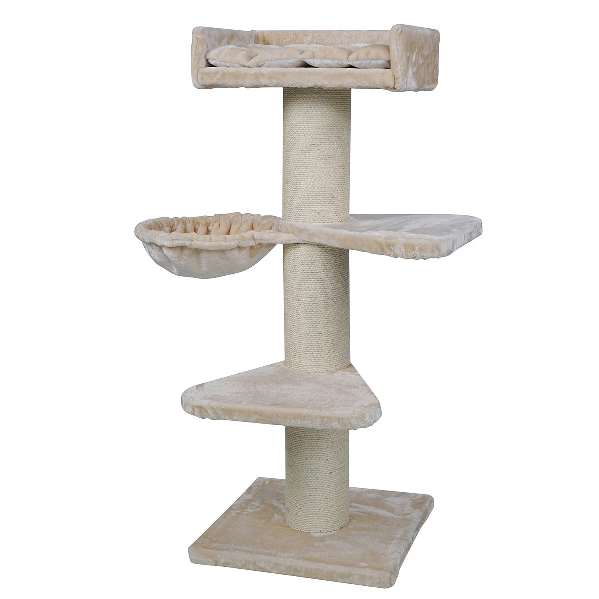 POHJOLAN LEMMIKKITARVIKE Raapimispuu Isolle kissalle 155cm, beige