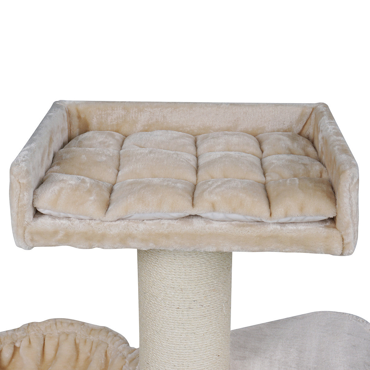 POHJOLAN LEMMIKKITARVIKE Raapimispuu Isolle kissalle 155cm, beige