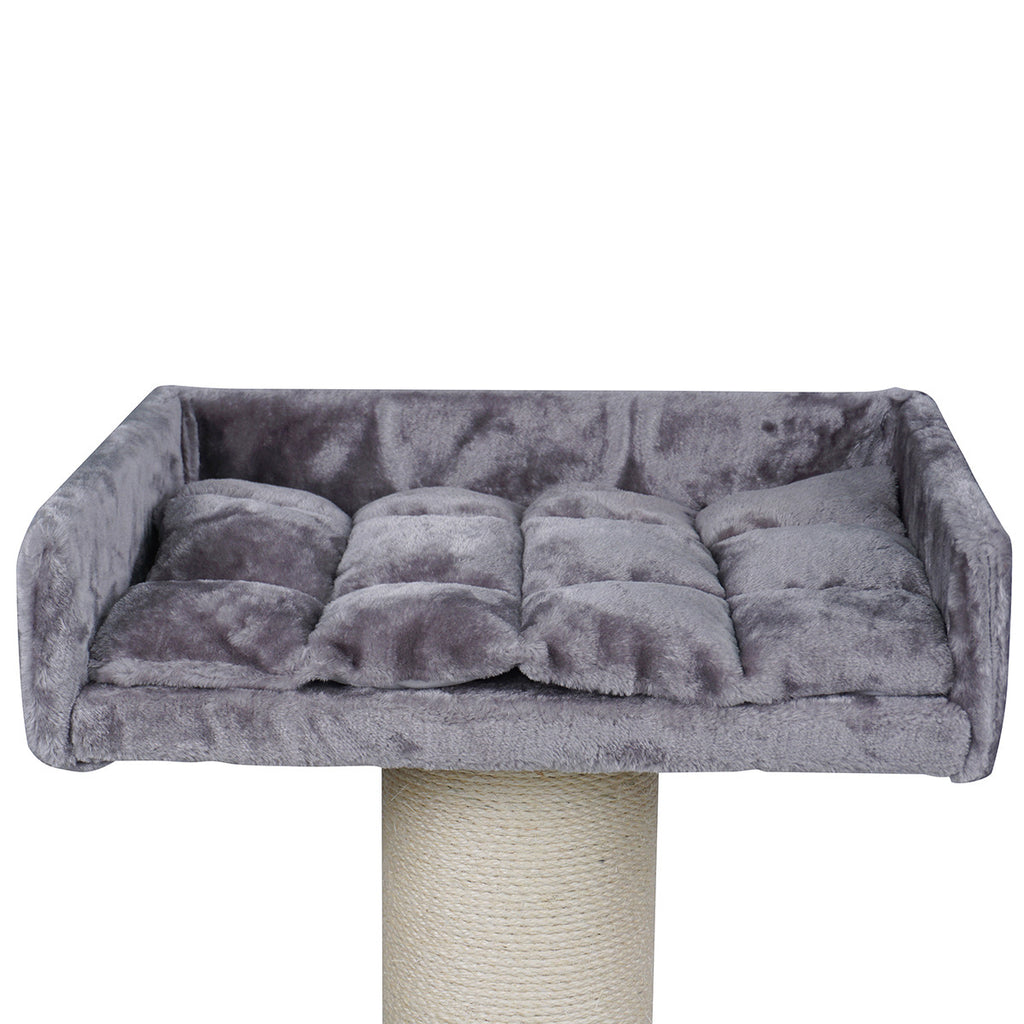 POHJOLAN LEMMIKKITARVIKE Paksu Kissan Raapimispuu 155cm Isoille Kissoille, vaalean harmaa