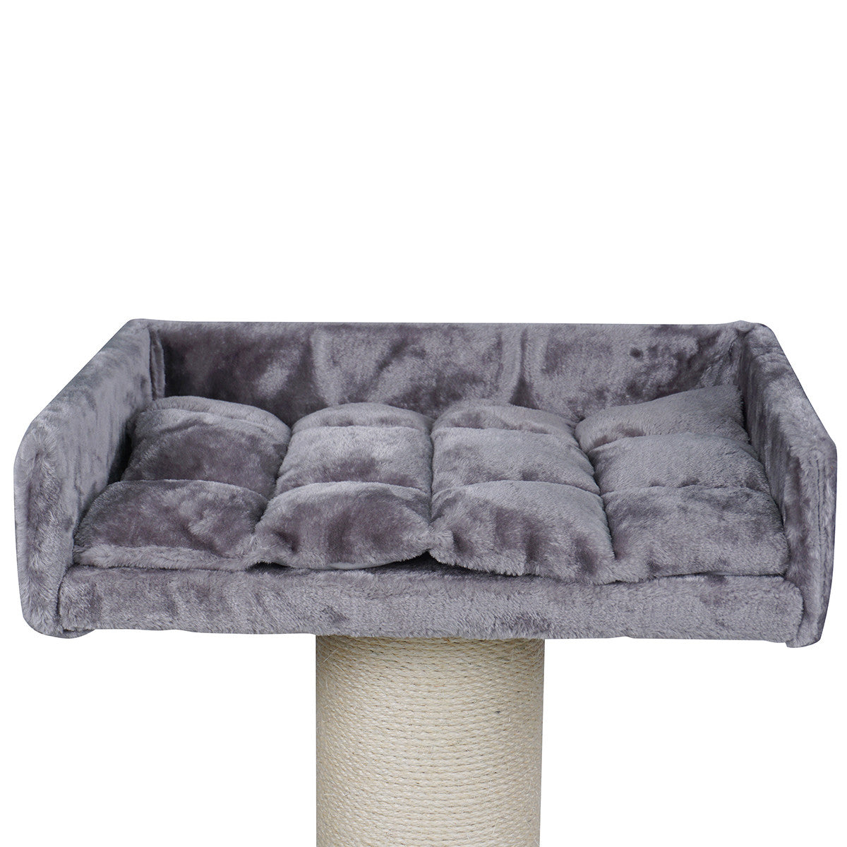 POHJOLAN LEMMIKKITARVIKE Paksu Kissan Raapimispuu 155cm Isoille Kissoille, vaalean harmaa