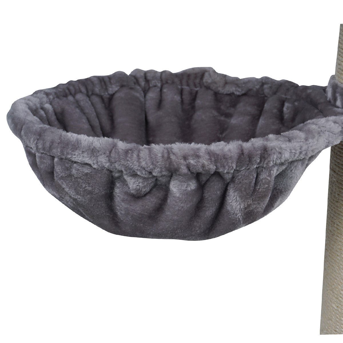 POHJOLAN LEMMIKKITARVIKE Paksu Kissan Raapimispuu 155cm Isoille Kissoille, vaalean harmaa