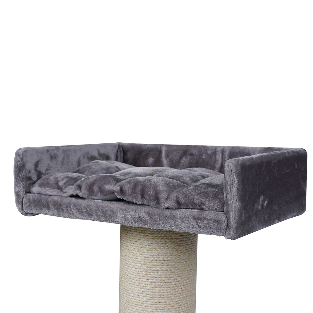 POHJOLAN LEMMIKKITARVIKE Paksu Kissan Raapimispuu 155cm Isoille Kissoille, vaalean harmaa