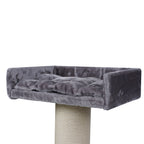 POHJOLAN LEMMIKKITARVIKE Paksu Kissan Raapimispuu 155cm Isoille Kissoille, vaalean harmaa