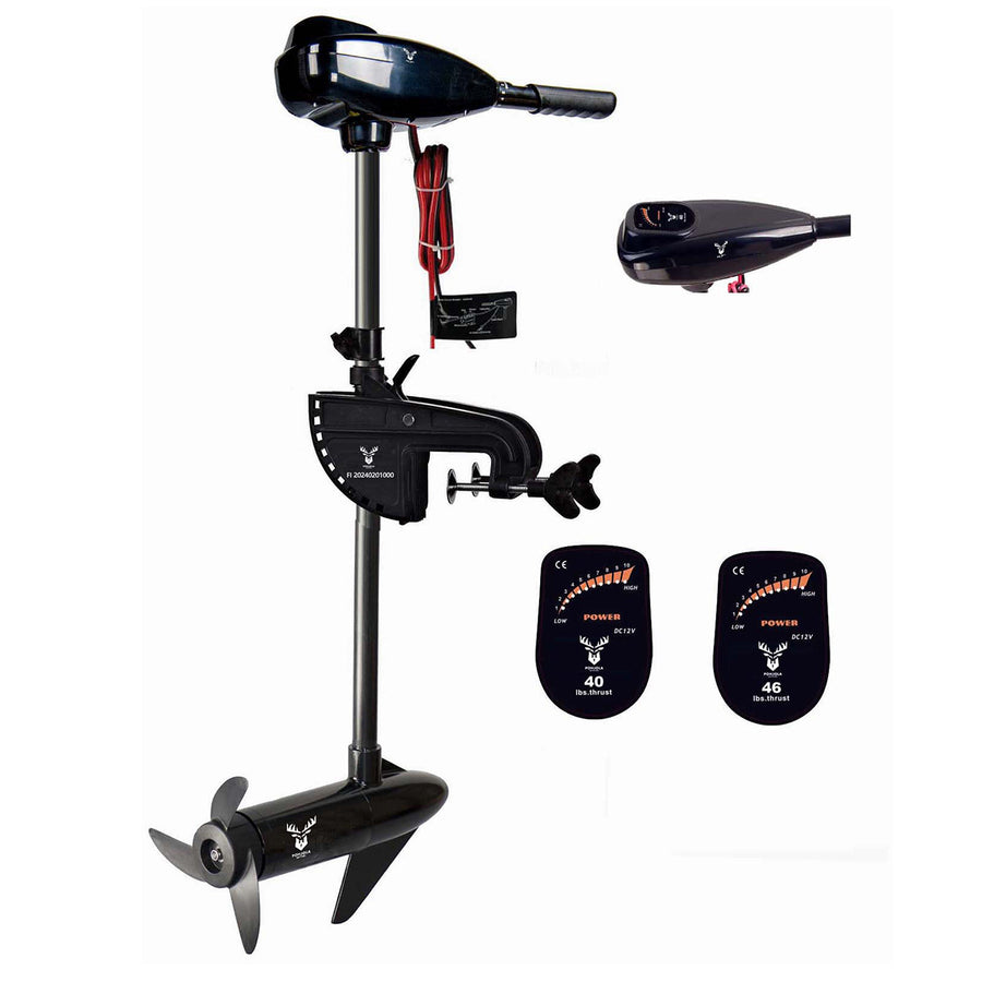 Elmotorcykel 40LBS – 12V, 5+3 växlar, toppfart 7,8 km/h
