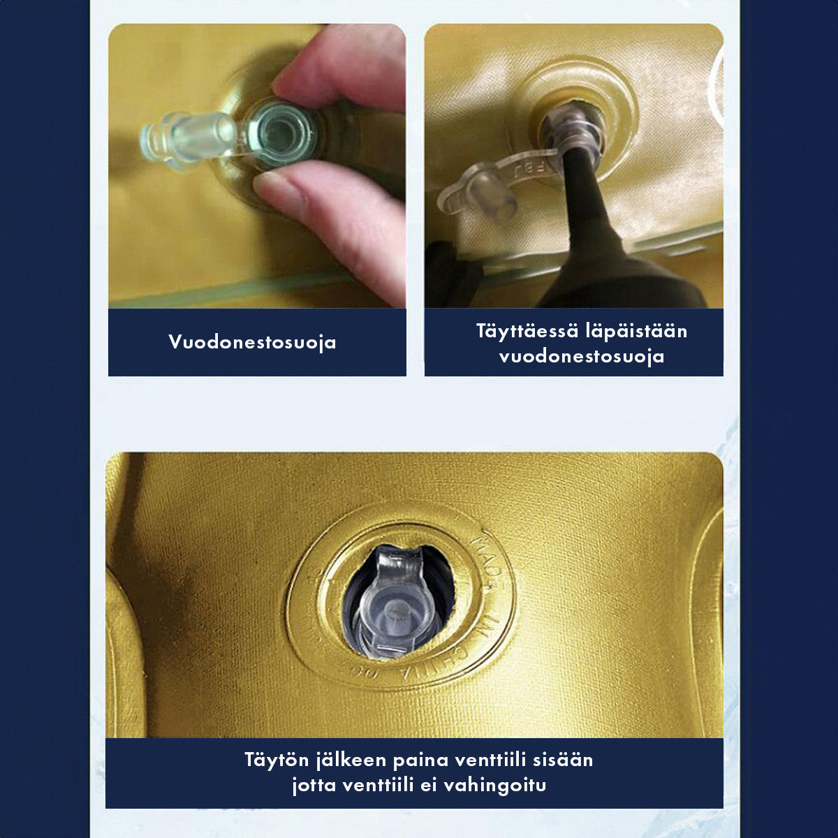 POHJOLA MOTORS FISHMAN Kumivene 350 x 145 cm, 380 kg maksimikuormitus