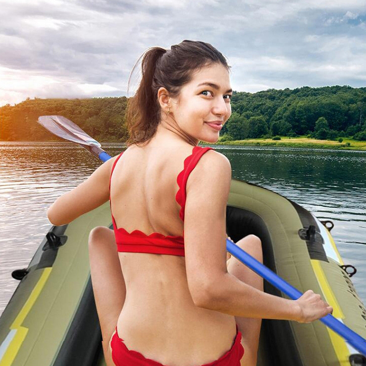 POHJOLA MOTORS FISHMAN Kumivene 350 x 145 cm, 380 kg maksimikuormitus