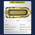 POHJOLA MOTORS FISHMAN Kumivene 350 x 145 cm, 380 kg maksimikuormitus