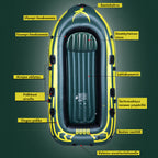 POHJOLA MOTORS MARINE Kumivene 350 x 145 cm, 380 kg maksimikuormitus