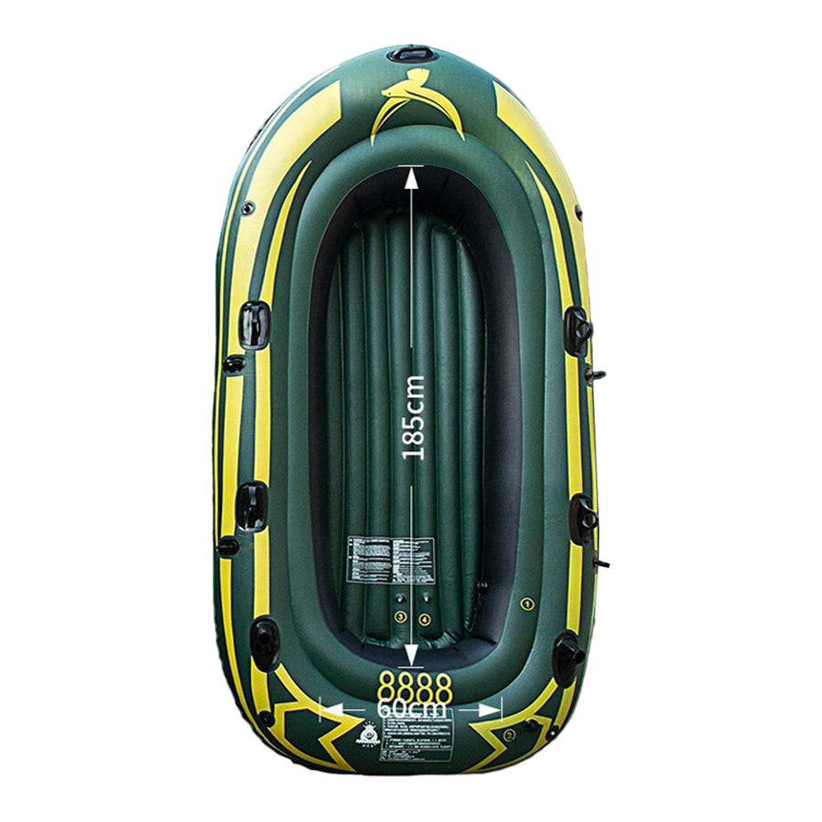 Kumivene 280 x 150 cm – 290 kg, 3+1 hengelle, 1,2 mm PVC, Marine