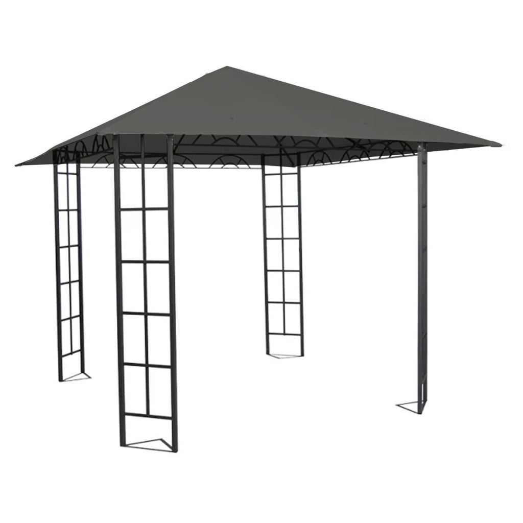 POHJOLA GARDEN KIMI Puutarhakatos / Paviljonki Terassille 3x3m, Harmaa