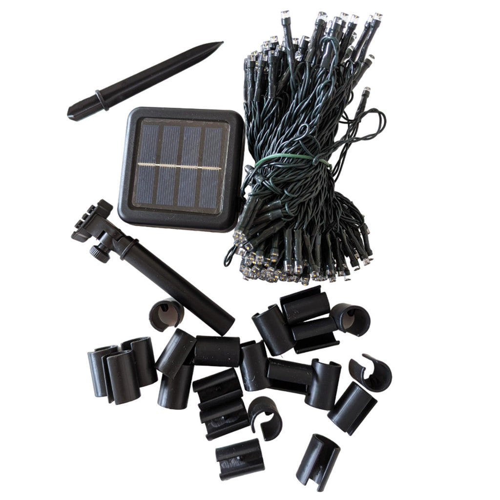 LED-valosarja Pohjola Garden 200cm Aurinkosänkyyn, Aurinkopaneeli, Lämmin valkoinen