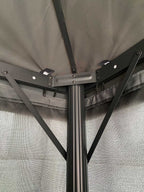 POHJOLA GARDEN Kattokangas Kestävään Pihapaviljonkiin 3x4m, Harmaa