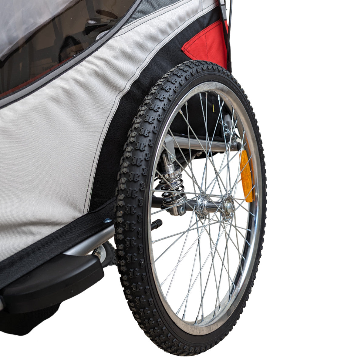 Polkupyörän peräkärry 1–2 lapselle – 2-in-1, 40 kg, 5-pistevaljaat