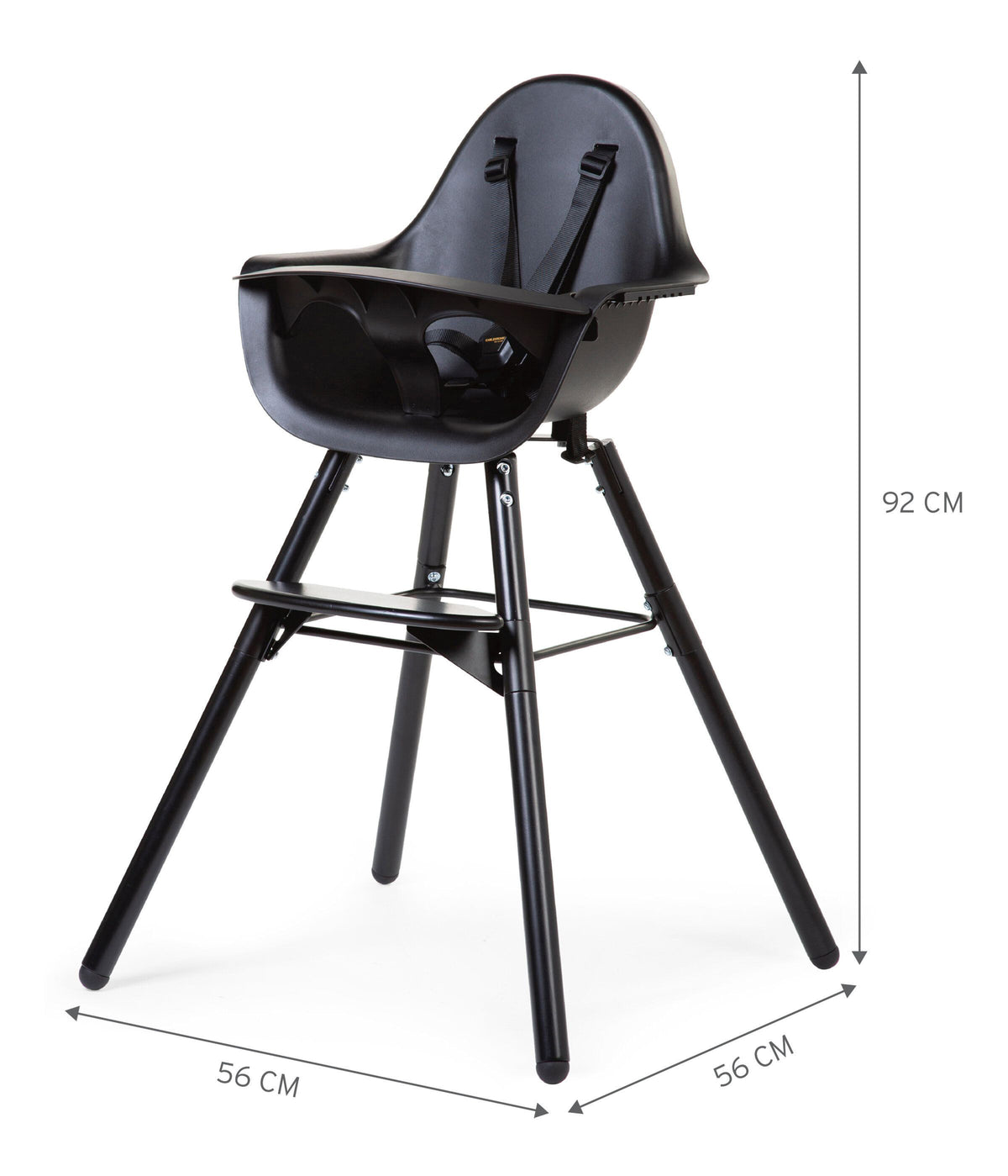 Childhome – Evolu barnstol – Höjdjusterbar, svart