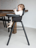 Childhome - Evolu syöttötuoli - Korkeussäädettävä, musta