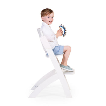 Childhome – EVOSIT barnstol + matbricka, vit