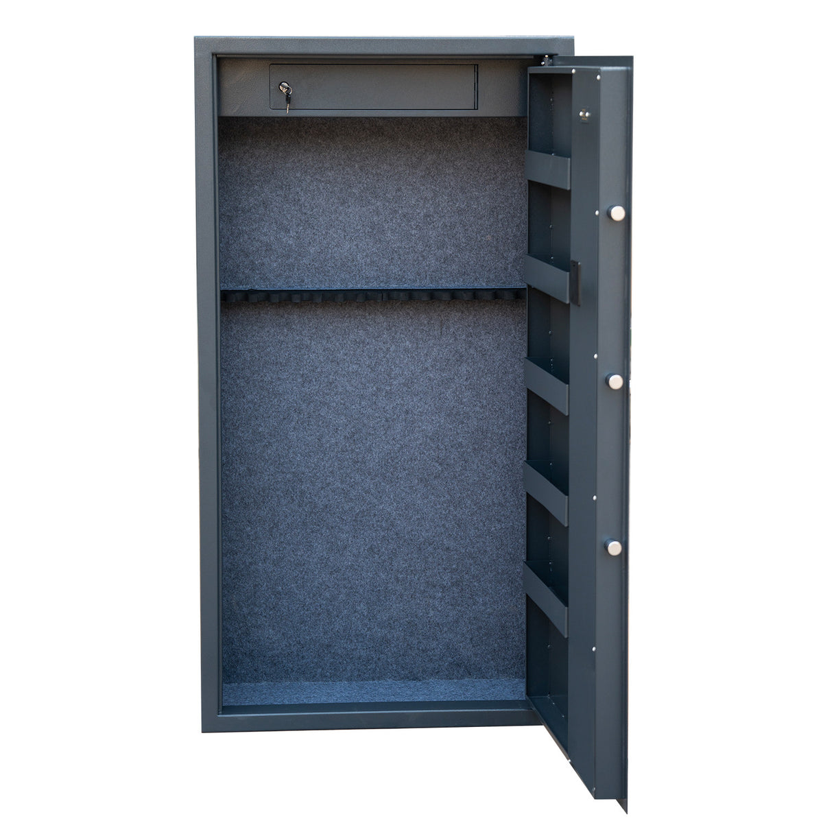 Vapenskåp för 16 vapen 149 x 80 x 35 cm – digitalt lås, EN 14450