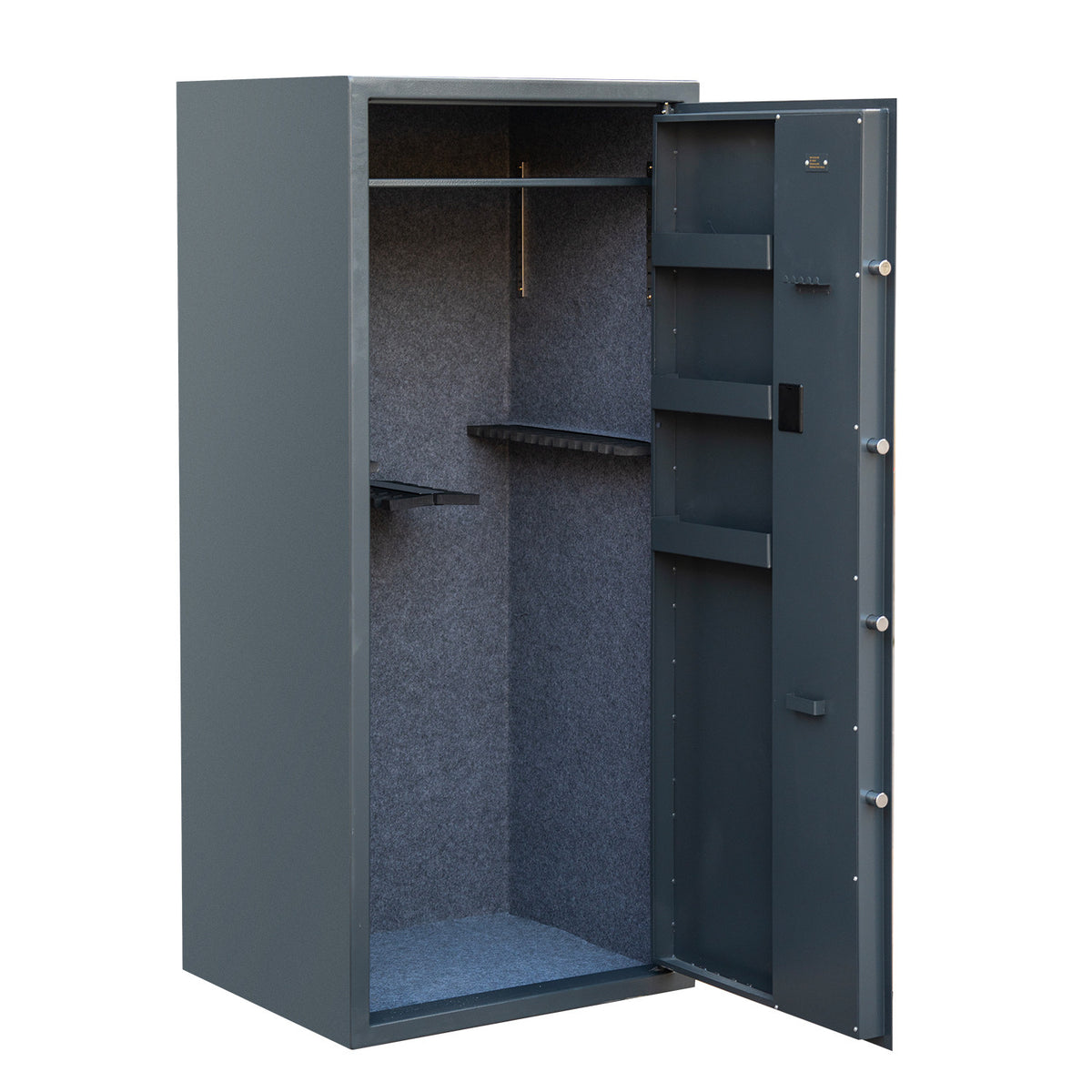 Vapenskåp för 30 vapen 170 x 75 x 65 cm – digitalt lås, EN 14450