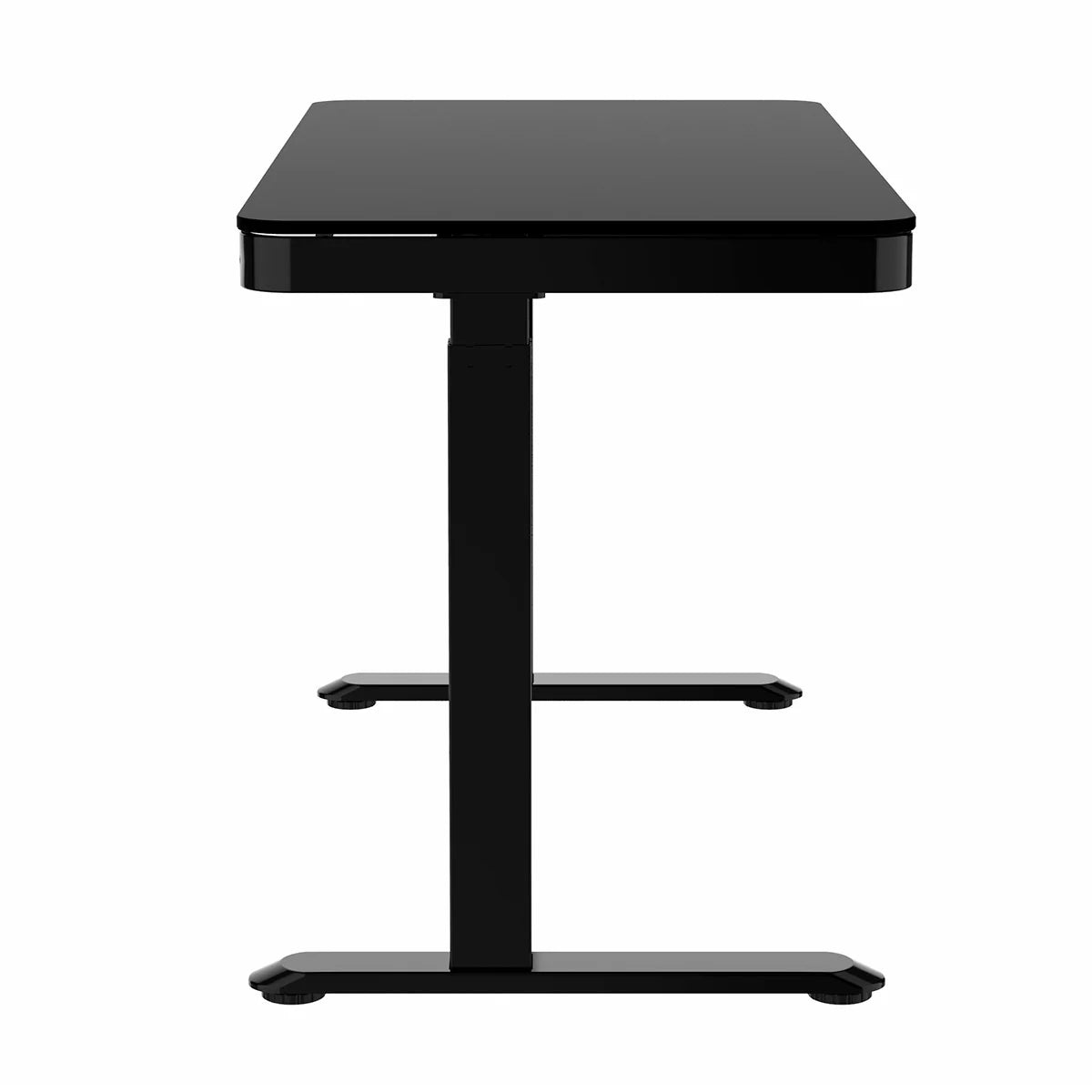 B-OUT! Sähköpöytä 120 x 60 cm laatikolla – korkeussäätö 72–117 cm, hiljainen moottori, musta - LUE TUOTEKUVAUS