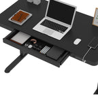 Pohjola Indoor Sähköpöytä 120 x 60cm laatikolla Musta/Musta