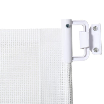 Rullbar hundramp 115 cm, vit