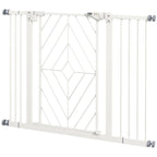 Koiraportti 100 cm x 4 cm x 76 cm, valkoinen