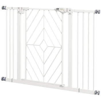 Koiraportti 100 cm x 4 cm x 76 cm, valkoinen