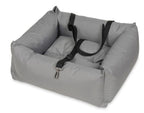 Viksu Turva koiran autoistuin harmaa 50×55×17 cm