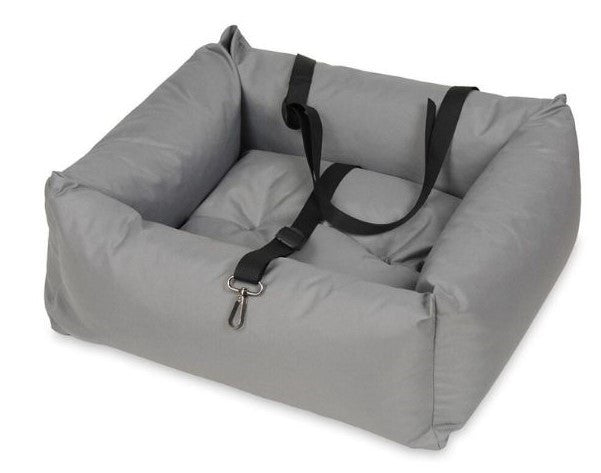 Viksu Turva koiran autoistuin harmaa 50×55×17 cm