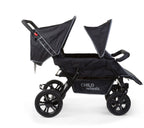 Childhome - Two By Two Lastenrattaat + Sadesuoja + Aurinkokatos - Teräs + Tede