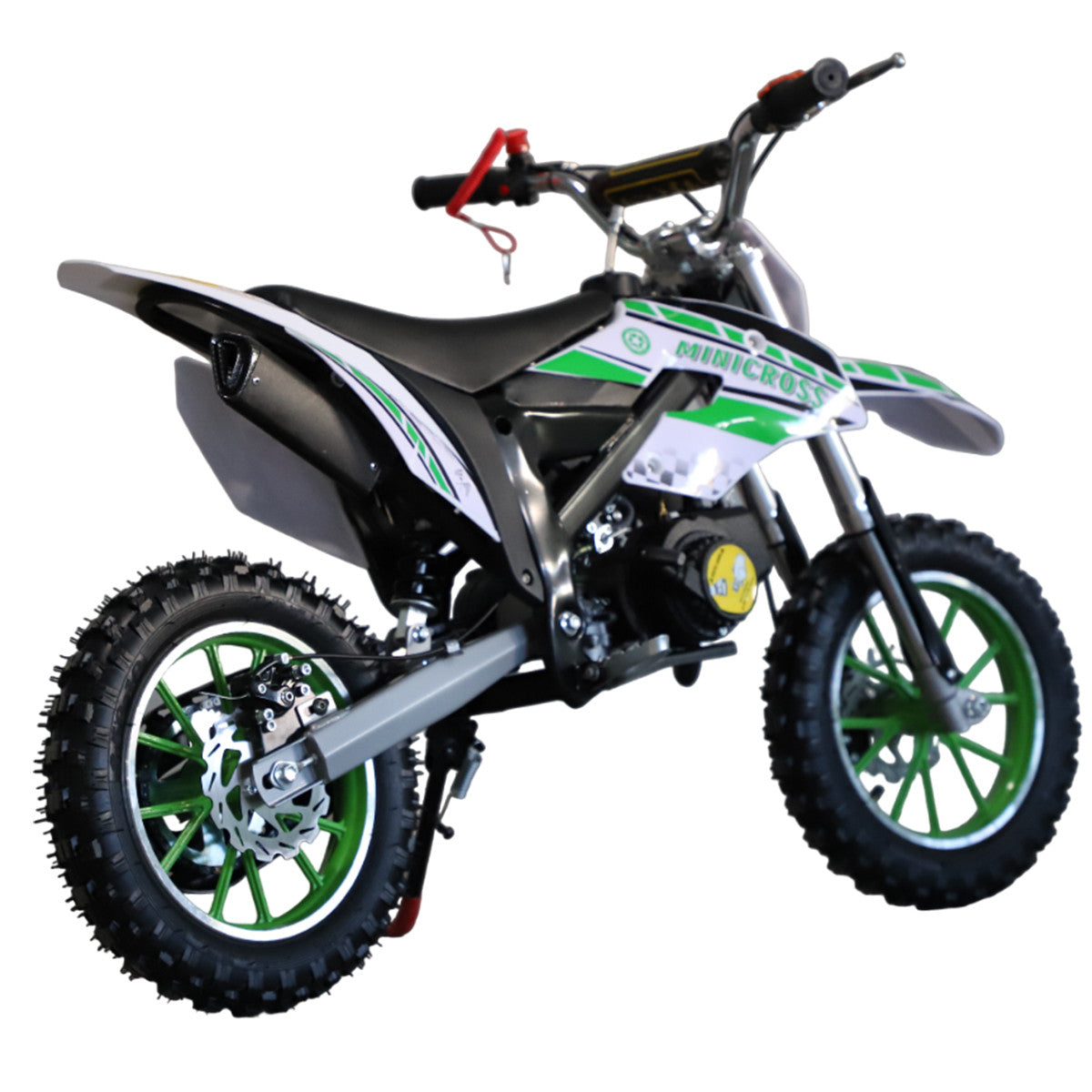 Barnminicross 49cc – för avgränsat område, grön