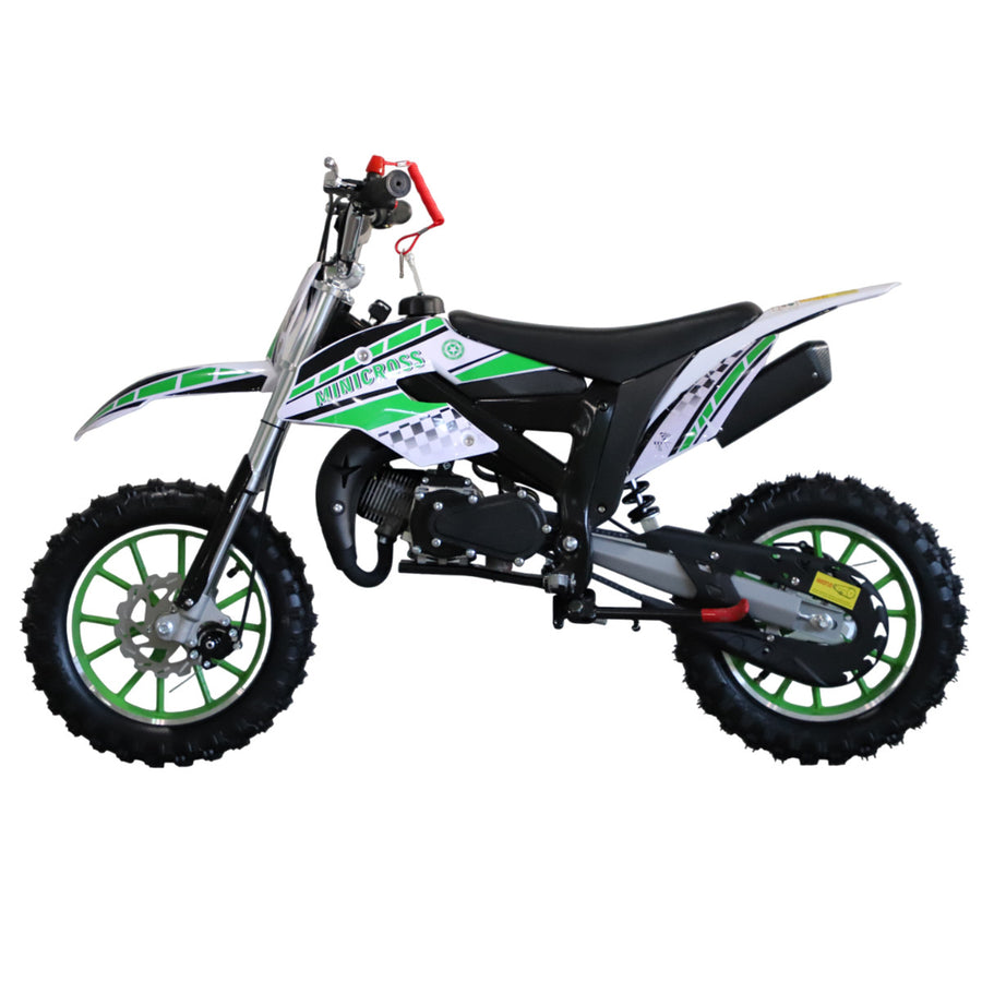 Barnminicross 49cc – för avgränsat område, grön