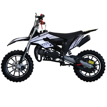Minikrossi 49cc – 2,5 kW, automaattivaihteisto, levyjarrut