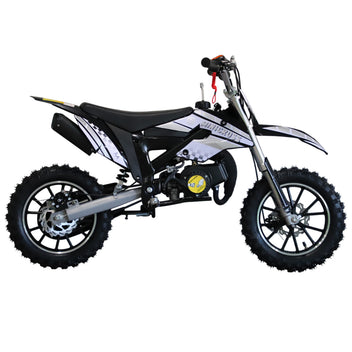Minikrossi 49cc – 2,5 kW, automaattivaihteisto, levyjarrut