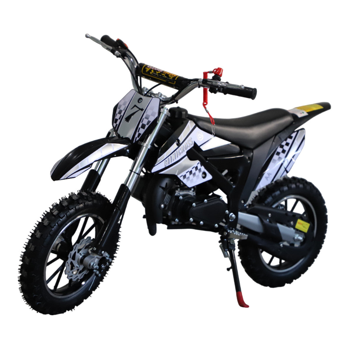 Minikrossi 49cc – 2,5 kW, automaattivaihteisto, levyjarrut