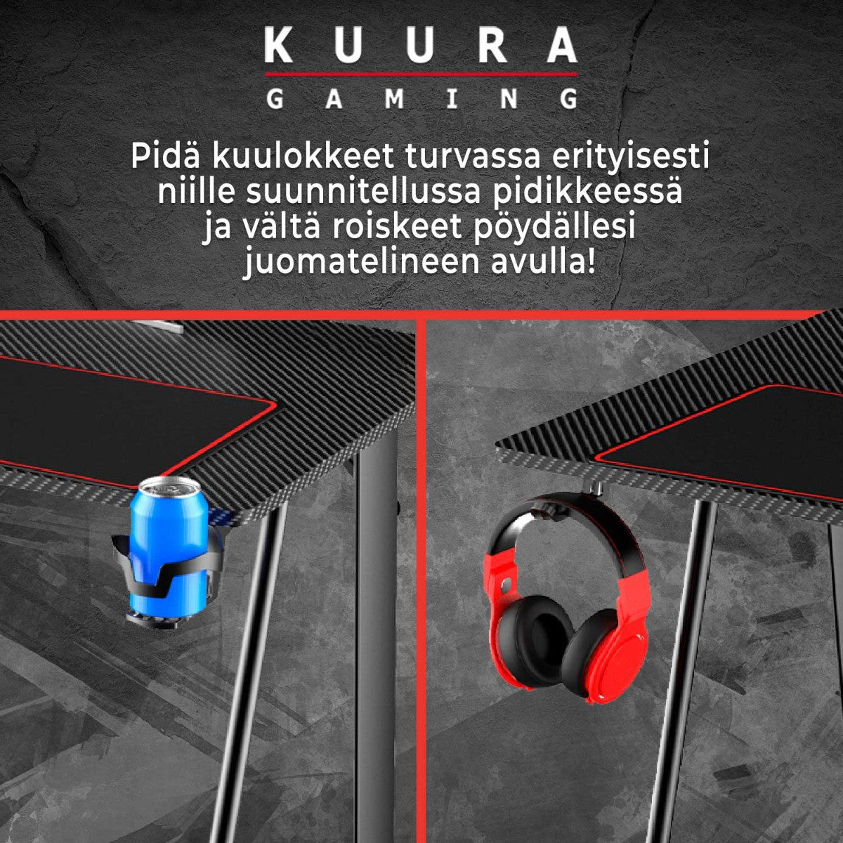 Gaming Pelipöytä 100X60 Cm