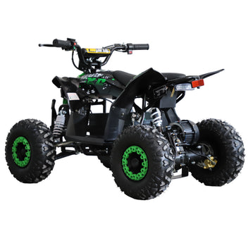 Elektrisk miniatyrtraktor 500 W – borstlös motor, 70 kg, 4 x 12V/20Ah