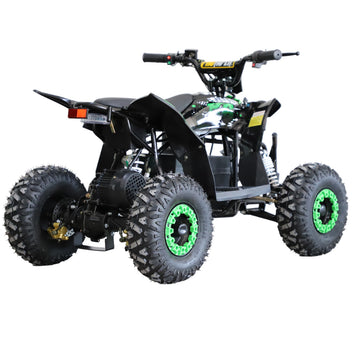 Elektrisk miniatyrtraktor 500 W – borstlös motor, 70 kg, 4 x 12V/20Ah