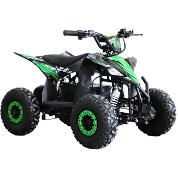 Elektrisk miniatyrtraktor 500 W – borstlös motor, 70 kg, 4 x 12V/20Ah