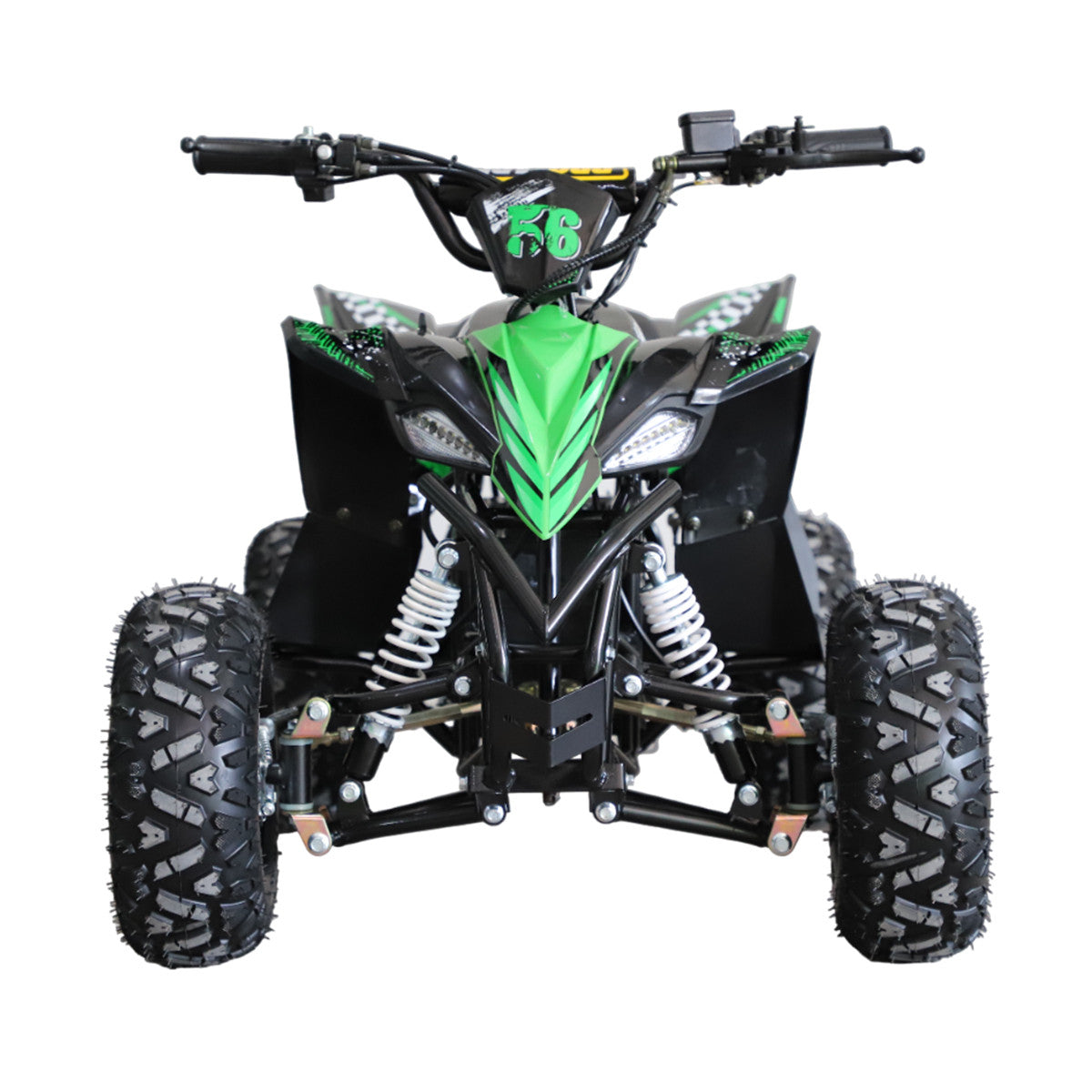 Elektrisk miniatyrtraktor 500 W – borstlös motor, 70 kg, 4 x 12V/20Ah
